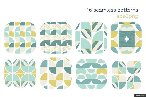 復(fù)古優(yōu)雅幾何圖案 無縫拼接矢量素材在平面設(shè)計(jì)中的應(yīng)用